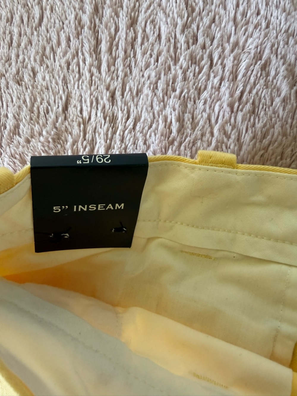 J. Crew Pale Butter Yellow Chino Shorts - Picture 7 of 8